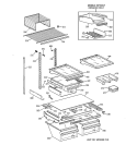 Part Location Diagram of WR32X1483 GE SHELF CANT FF ENCAP