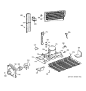 UNIT PARTS Diagram and Parts List for TBH22PASTRWW  General Electric Refrigerator