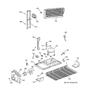UNIT PARTS Diagram and Parts List for TBX21ZAXFRWW  General Electric Refrigerator