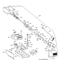 ICE MAKER & DISPENSER Diagram and Parts List for TBX22PRYCLWW  General Electric Refrigerator