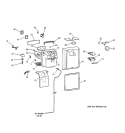 DISPENSER PARTS Diagram and Parts List for TBX22PRYPLWW  General Electric Refrigerator