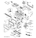 MICROWAVE Diagram and Parts List for JVM1630CD003  General Electric Microwave