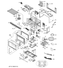 MICROWAVE Diagram and Parts List for JVM1642WB006  General Electric Microwave