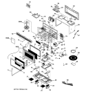 MICROWAVE Diagram and Parts List for JVM1410WC001  General Electric Microwave