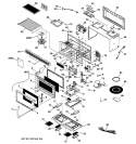 MICROWAVE Diagram and Parts List for JVM1451BA01  General Electric Microwave