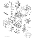 MICROWAVE Diagram and Parts List for JVM1841CD001  General Electric Microwave