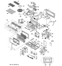 MICROWAVE Diagram and Parts List for JVM1861WD001  General Electric Microwave
