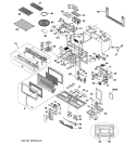 MICROWAVE Diagram and Parts List for JVM1861WD002  General Electric Microwave