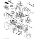 MICROWAVE Diagram and Parts List for JVM1861SD002  General Electric Microwave