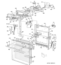Part Location Diagram of WD21X10142 GE BOARD CONTROL