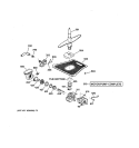 MOTOR - PUMP MECHANISM Diagram and Parts List for GSD5122F03BB  General Electric Dishwasher