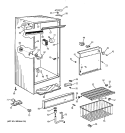 Part Location Diagram of WR17X3405 GE BAFFLE