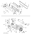 Part Location Diagram of WE4M216 GE Cycling Thermostat