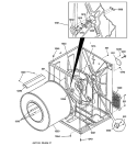 CABINET & DRUM Diagram and Parts List for NVL333GB0WW  Hotpoint Dryer