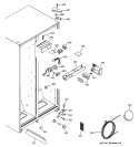 FRESH FOOD SECTION Diagram and Parts List for HSS22BDMDWH  Hotpoint Refrigerator
