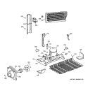UNIT PARTS Diagram and Parts List for TBH22PASSRWW  General Electric Refrigerator
