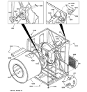 Part Location Diagram of WH2X1233 GE SCREW