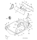 CONTROLS & TOP PANEL Diagram and Parts List for DCD330GB0KC  General Electric Dryer