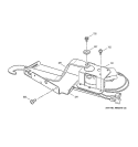 DOOR LOCK Diagram and Parts List for JKP56AA2AA  General Electric Wall Oven