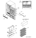DOOR HANDLES & ACCESSORIES Diagram and Parts List for GBS22LBMACC  General Electric Refrigerator