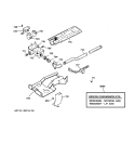 GAS VALVE & BURNER ASSEMBLY Diagram and Parts List for DNSB514GB0CC  General Electric Dryer