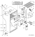 FREEZER SECTION Diagram and Parts List for GTS19ZCMCRWW  General Electric Refrigerator
