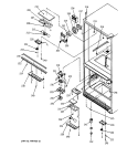 CONTROLS, SWITCHES & LIGHTS Diagram and Parts List for TCX22ZASBRAD  General Electric Refrigerator