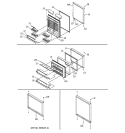 Part Location Diagram of WR78X8852 GE DOOR PANEL Assembly FF AD