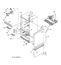 CONTROLS & LIGHT COVERS Diagram and Parts List for TCX22ZAXARAD  General Electric Refrigerator