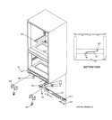 INSULATION & ROLLER ASSEMBLY Diagram and Parts List for TCX22ZAXARAD  General Electric Refrigerator