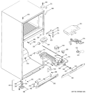 FRESH FOOD SECTION Diagram and Parts List for HTS18BBMCRWW  Hotpoint Refrigerator