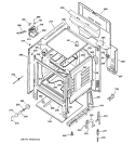 BODY PARTS Diagram and Parts List for RB757BC2CT  Hotpoint Range