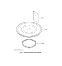 MICROWAVE Diagram and Parts List for JES636BF001  General Electric Microwave