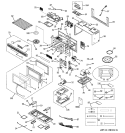 MICROWAVE Diagram and Parts List for JVM1650CB006  General Electric Microwave