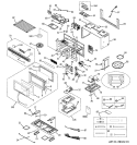 MICROWAVE Diagram and Parts List for EMO3000CBB04  General Electric Microwave