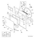 Part Location Diagram of WE04X10058 GE LAMP Assembly