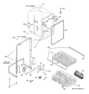 Part Location Diagram of WD08X10003 GE Gasket