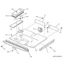 Part Location Diagram of WB07T10208 GE MIDDLE TRIM Assembly