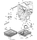 BODY PARTS Diagram and Parts List for GSD3912F00AA  General Electric Dishwasher