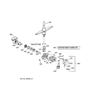 MOTOR - PUMP MECHANISM Diagram and Parts List for GSD3912F00AA  General Electric Dishwasher