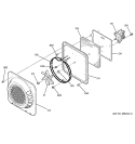 CONVECTION FAN Diagram and Parts List for JB965SD1SS  General Electric Range