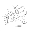 BURNER Diagram and Parts List for DCB330GB1KC  General Electric Dryer
