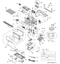 MICROWAVE Diagram and Parts List for JVM1640BB007  General Electric Microwave