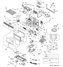 MICROWAVE Diagram and Parts List for JVM1660WB008  General Electric Microwave