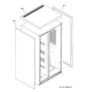 Part Location Diagram of WR99X10061 GE KIT Stainless Steel RT SIDE PANEL 26