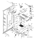 FRESH FOOD SECTION Diagram and Parts List for ZFSB25DMDSS  General Electric Refrigerator