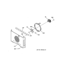 CONVECTION FAN Diagram and Parts List for JTP95BA2BB  General Electric Microwave Oven Combo