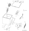 FREEZER Diagram and Parts List for FCM7SNAWH  General Electric Freezer