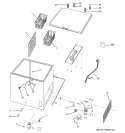 FREEZER Diagram and Parts List for FCM7WNBWH  General Electric Freezer