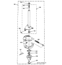 BRAKE & DRIVE PARTS Diagram and Parts List for WSM2480TBAAA  General Electric Washer Dryer Combo